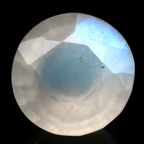 Pietra di luna arcobaleno Blu bianco naturale da 2.34 ct, Trasparente, Trasparente/Traslucido