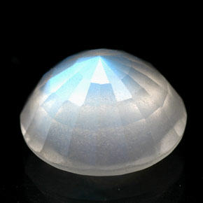 Pietra di luna arcobaleno Blu bianco naturale da 2.34 ct, Trasparente, Trasparente/Traslucido