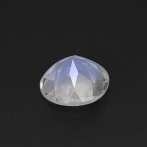Pietra di luna arcobaleno naturale bianco da 0,70 ct, trasparente, trasparente/traslucido