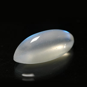 Pietra di luna arcobaleno Blu bianco naturale da 8.94 ct, Trasparente, Trasparente/Traslucido