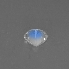 Pietra di luna arcobaleno naturale bianco da 0,52 ct, taglio a pera, VS