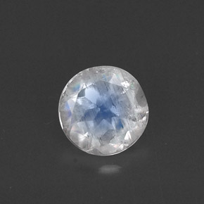 Pietra di luna arcobaleno Blu bianco naturale da 0.49 ct, Trasparente, Trasparente/Traslucido