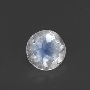Pietra di luna arcobaleno Blu bianco naturale da 0.49 ct, Trasparente, Trasparente/Traslucido