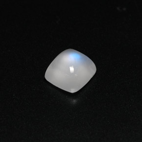 Pietra di luna arcobaleno naturale bianco da 1,08 ct, trasparente, trasparente/traslucido