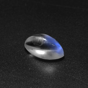 Pietra di luna arcobaleno naturale bianco da 2,65 ct, marchesa, trasparente