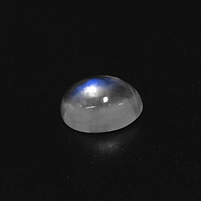 Pietra di luna arcobaleno Blu bianco naturale da 2.03 ct, Taglio ovale, Trasparente