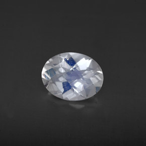 Pietra di luna arcobaleno Blu bianco naturale da 1.32 ct, Taglio ovale, VS