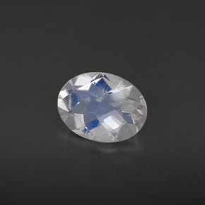 Pietra di luna arcobaleno Blu bianco naturale da 1.08 ct, Taglio ovale, VS
