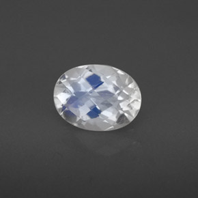 Pietra di luna arcobaleno Blu bianco naturale da 1.36 ct, Taglio ovale, VS
