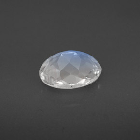 Pietra di luna arcobaleno naturale bianco da 1,31 ct, taglio ovale, VS