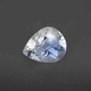 Pietra di luna arcobaleno Blu bianco naturale da 1.66 ct, Forma a pera, VS