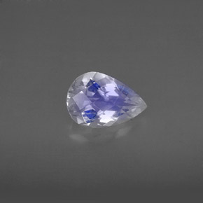 Pietra di luna arcobaleno Blu bianco naturale da 1.17 ct, Forma a pera, VS
