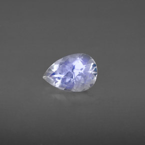 Pietra di luna arcobaleno Blu bianco naturale da 1.04 ct, Forma a pera, VS