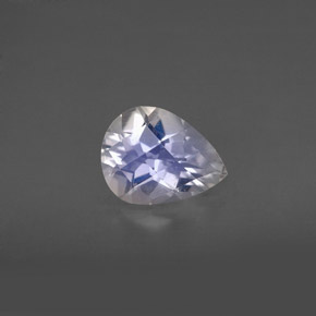 Pietra di luna arcobaleno naturale bianco da 1,26 ct, taglio a pera, VS