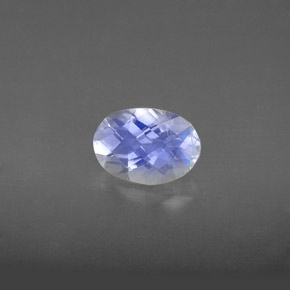 Pietra di luna arcobaleno Blu bianco naturale da 1.06 ct, Taglio ovale, VS