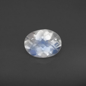 Pietra di luna arcobaleno Blu bianco naturale da 1.05 ct, Taglio ovale, VS