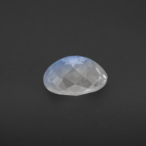Pietra di luna arcobaleno naturale bianco da 1,34 ct, taglio ovale, VS