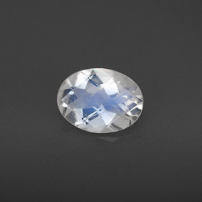 Pietra di luna arcobaleno Blu bianco naturale da 0.94 ct, Taglio ovale, VS