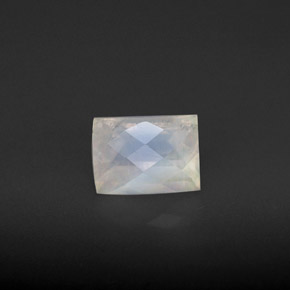 Pietra di luna arcobaleno naturale multicolore da 1,20 ct, baguette, VS-SI