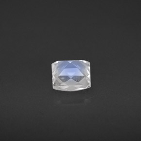 Pietra di luna arcobaleno Blu bianco naturale da 0.66 ct, Quadrato, VS