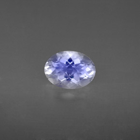 Pietra di luna arcobaleno naturale bianco da 1,10 ct, taglio ovale, VS