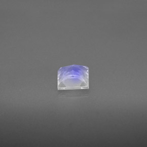 Pietra di luna arcobaleno naturale bianco da 0,57 ct, quadrato, VS