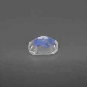 Pietra di luna arcobaleno Blu bianco naturale da 1.33 ct, Taglio a cuscino, VS
