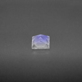 Pietra di luna arcobaleno naturale bianco da 0,62 ct, quadrato, VS