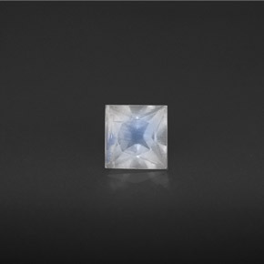 Pietra di luna arcobaleno naturale bianco da 0,56 ct, baguette, VS