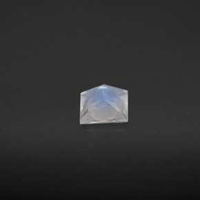 Pietra di luna arcobaleno naturale bianco da 0,56 ct, baguette, VS