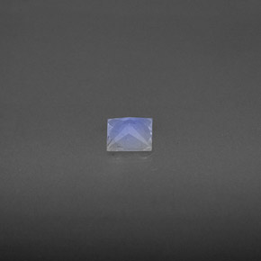 Pietra di luna arcobaleno naturale bianco da 0,30 ct, quadrato, VS