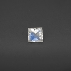Pietra di luna arcobaleno Blu bianco naturale da 0.26 ct, Quadrato, VS