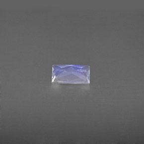 Pietra di luna arcobaleno Blu bianco naturale da 0.41 ct, Taglio a baguette, VS