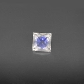 Pietra di luna arcobaleno naturale bianco da 0,56 ct, quadrato, VS
