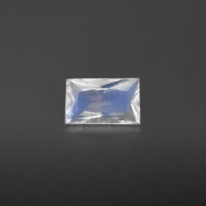 Pietra di luna arcobaleno Blu bianco naturale da 0.40 ct, Taglio a baguette, VS