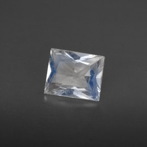 Pietra di luna arcobaleno naturale bianco da 0,49 ct, baguette, VS