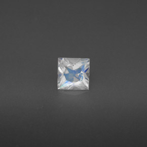 Pietra di luna arcobaleno Blu bianco naturale da 0.36 ct, Quadrato, VS