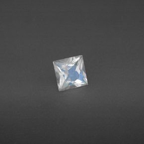 Pietra di luna arcobaleno Blu bianco naturale da 0.36 ct, Quadrato, VS