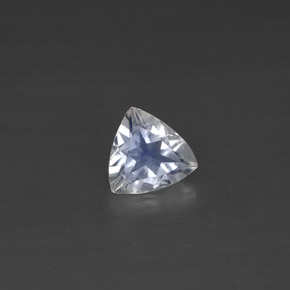Pietra di luna arcobaleno naturale bianco da 0,48 ct, trillion, VS