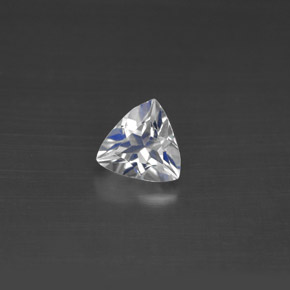 Pietra di luna arcobaleno Blu bianco naturale da 0.60 ct, Taglio trillion, VS