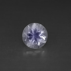 Pietra di luna arcobaleno Blu bianco naturale da 1.18 ct, Taglio rotondo, VS