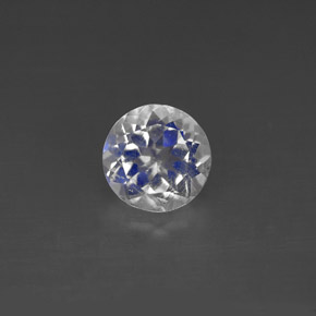 Pietra di luna arcobaleno Blu bianco naturale da 1.03 ct, Taglio rotondo, VS