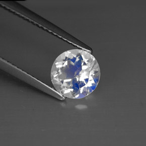 Pietra di luna arcobaleno Blu bianco naturale da 1.03 ct, Taglio rotondo, VS