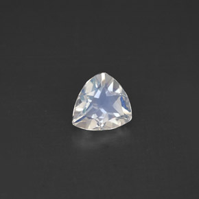 Pietra di luna arcobaleno Blu bianco naturale da 0.51 ct, Taglio trillion, VS