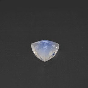 Pietra di luna arcobaleno Blu bianco naturale da 0.51 ct, Taglio trillion, VS