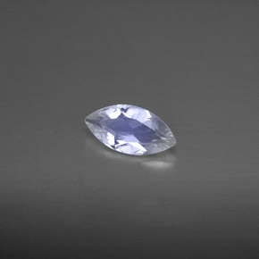 Pietra di luna arcobaleno naturale bianco da 0,41 ct, trasparente, trasparente/traslucido