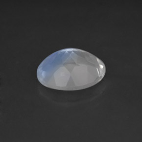 Pietra di luna arcobaleno Blu bianco naturale da 1.64 ct, Trasparente, Trasparente/Traslucido