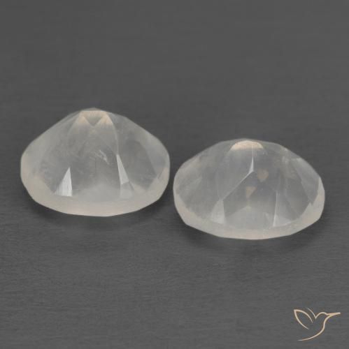 Gemme di Pietra di luna arcobaleno Bianco bluastro naturale da 2.30 ct, Ovale, Trasparente