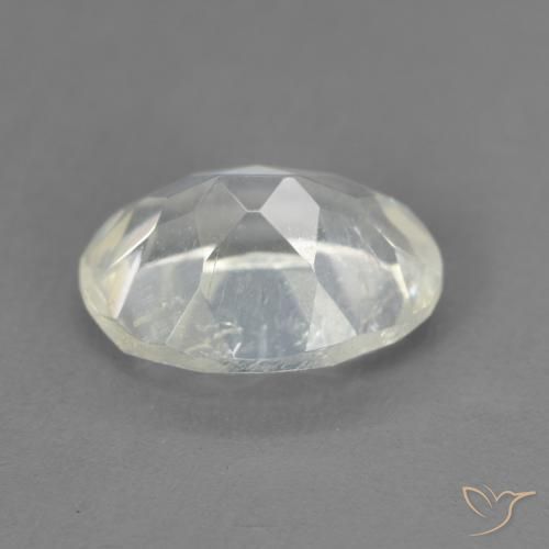 Pietra di luna arcobaleno Bianco bluastro naturale da 1.84 ct, Ovale, Trasparente