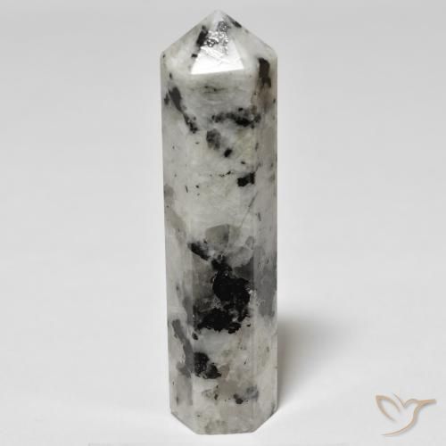 36.17ct Naturale Multicolore Pietra di luna arcobaleno, Taglio a fantasia, Opaco